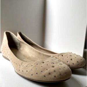Jessica Simpson MicroSuede Flats, Size 10